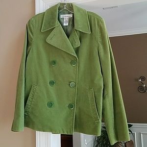 Green blazer jacket
